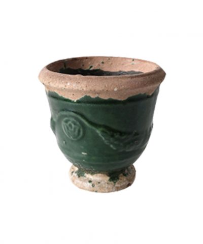 Vaso Terracota Verde Escuro
