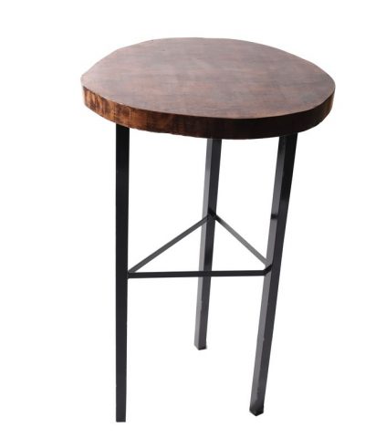Mesa Bistrô com Tampo de Madeira