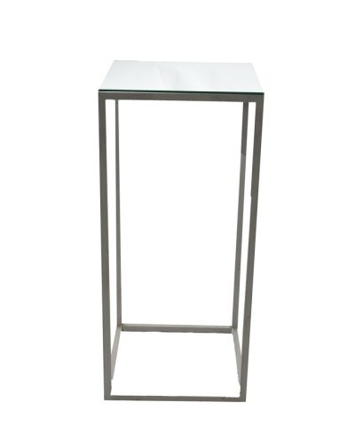 Mesa Bristô com Tampo de Vidro