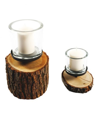 Tealight Tronco Cortiça