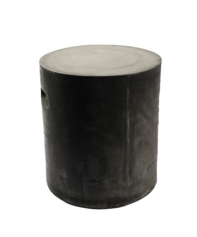 Puff Cilindrico Preto