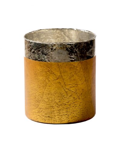 Tealight Dourado e Prateado