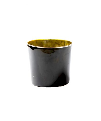 Tealight Preto e Dourado