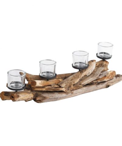 Candleholder Tronco Madeira