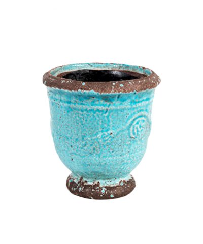 Vaso Terracota Azul