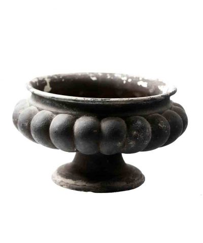 Vaso Achatado Cinzento