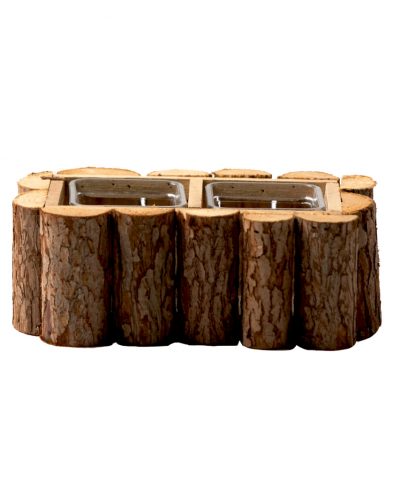 Vasos Troncos de Madeira