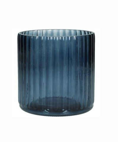 Pote Tealight Azul Grande