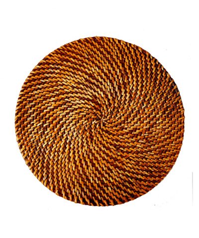 Prato Marcador Rattan Grosso