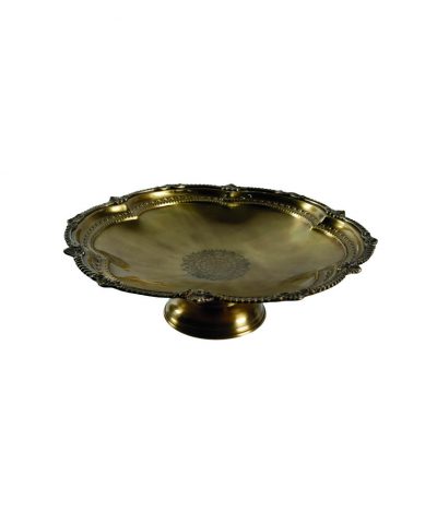 Taça Dourada com Pé