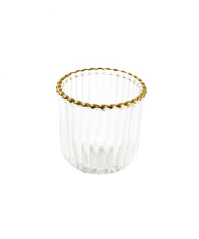 Tealight Bolinhas Douradas