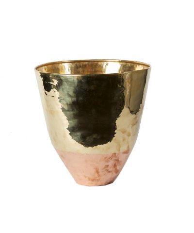 Vaso Latão Dourado