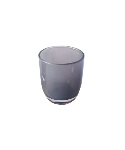 Tealight Copo Baço Cinzento