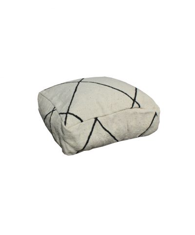 Puff Branco e Preto