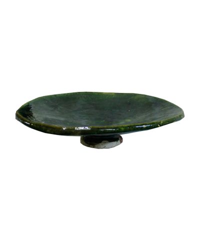Prato com Pé Marroquino Verde