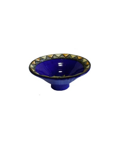 Taça Marroquina Azul e Dourada 7