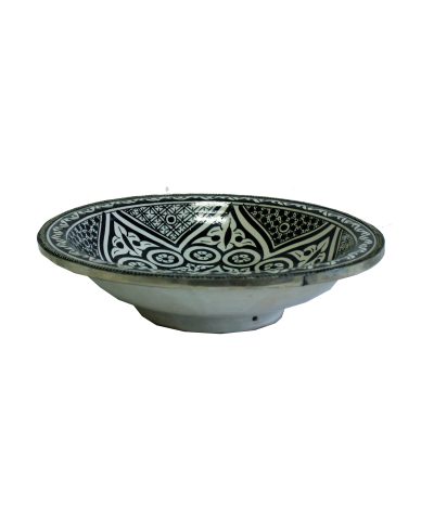 Taça Marroquina com Rebordo Prata